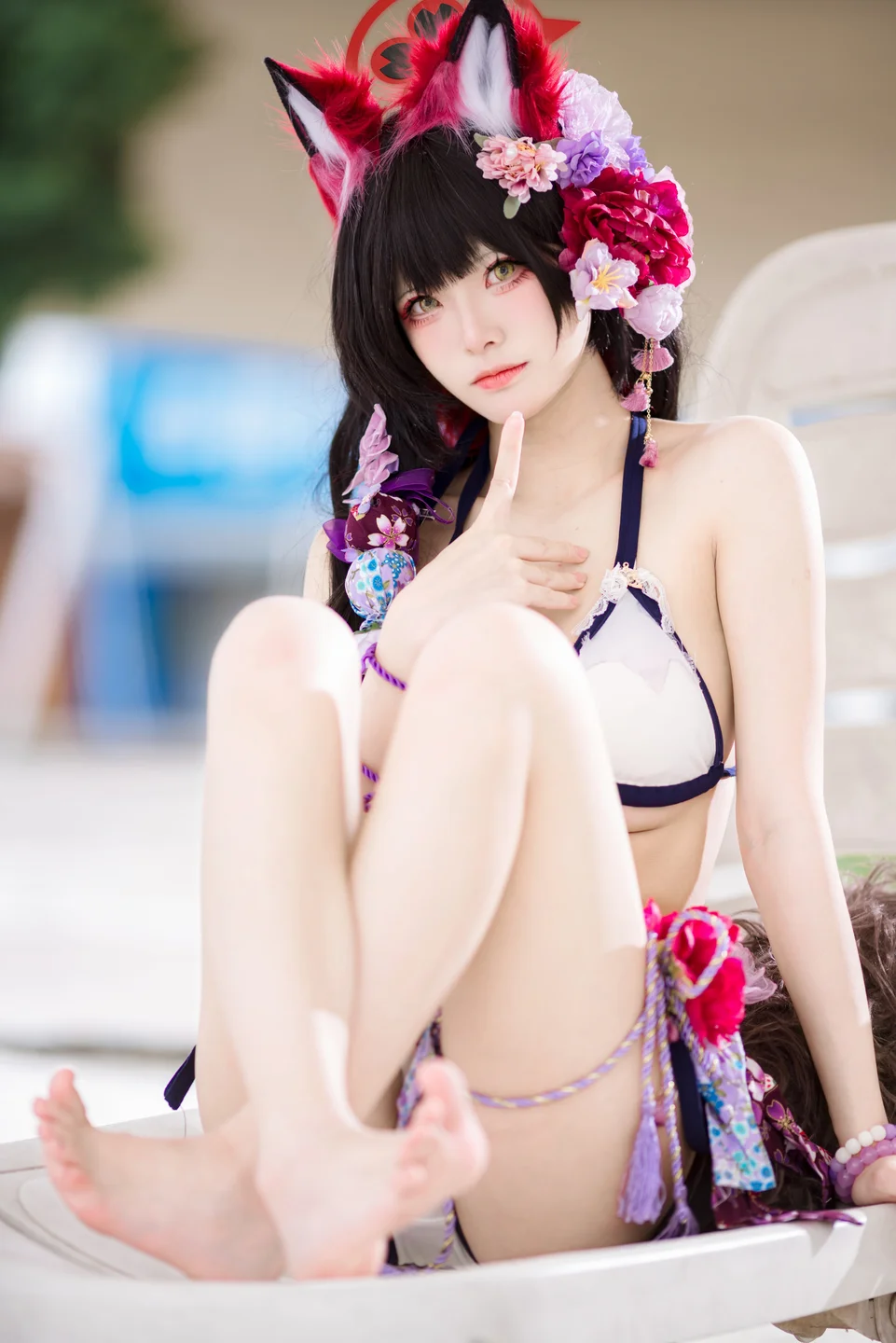 九柒喵_No_028_蔚蓝档案_狐坂若藻_泳装_23P_156MB tg@simisebaisi 【丝足阁】019.webp